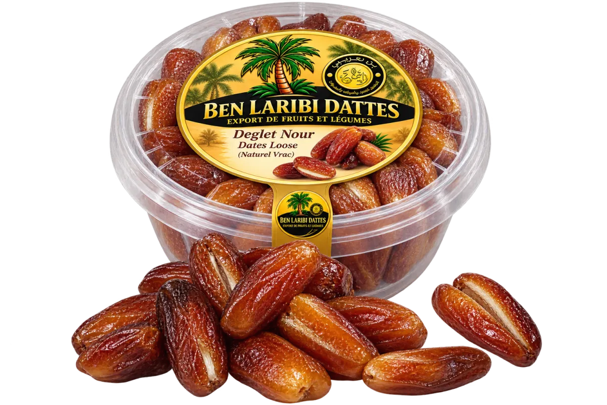 Dattes Deglet Nour naturelles dénoyautées