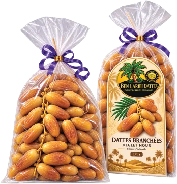 Bouquet de dattes Deglet Nour branchées