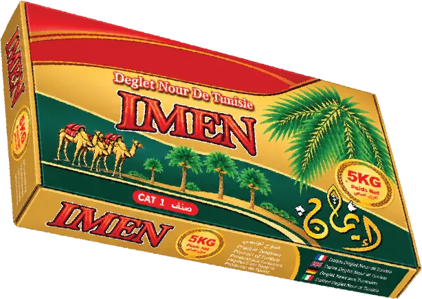 Carton 5 kg de dattes Deglet Nour conditionnées